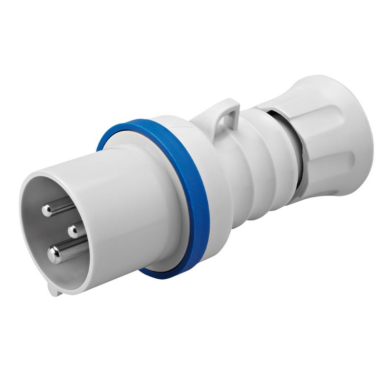 Fișă mobilă Gewiss 2P+T 32A IP44 albastru 220V GW60015H