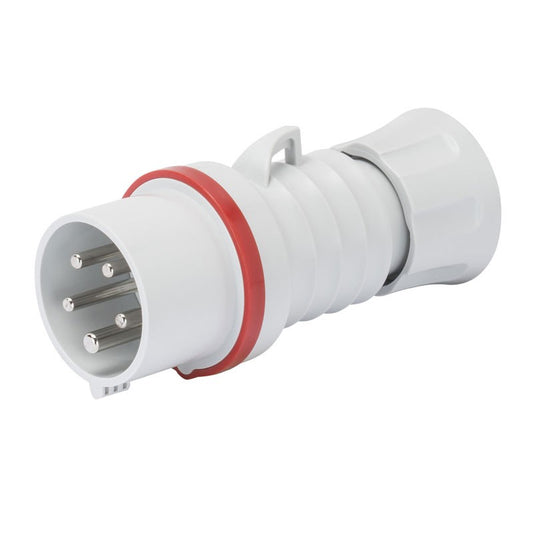 Ștecher mobil Gewiss 3P+N+T 16A IP44 roșu 380V GW60009H