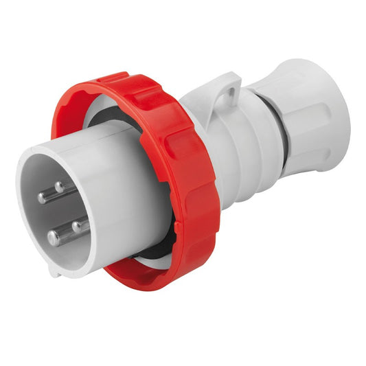 Ștecher mobil Gewiss 3P+T 16A IP67 roșu 380V GW60030H