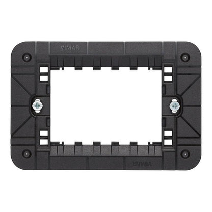 Supporto 3 Moduli con Viti per Scatola Rettangolare Universale a Incasso | Vimar Linea 30613