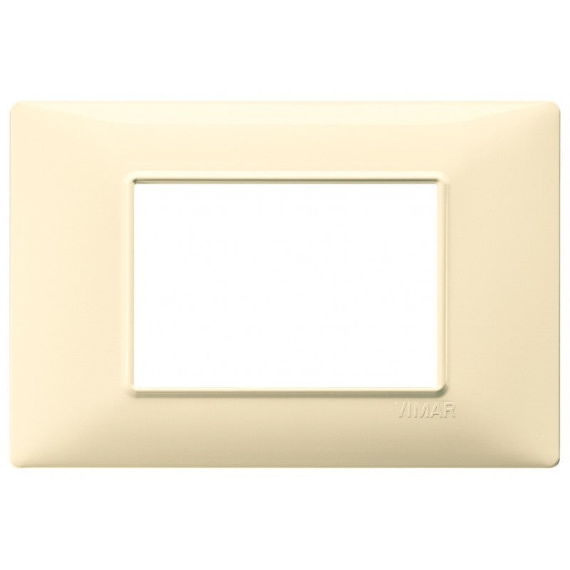 Vimar placca plana crema
